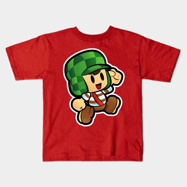 Paper Chavo Kids T-Shirt by lolo_aburto